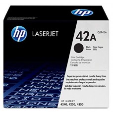 خرطوشة حبر ليزر أسود اتش بى HP 42A اصلى - (خرطوشة ليزر Q5942A)